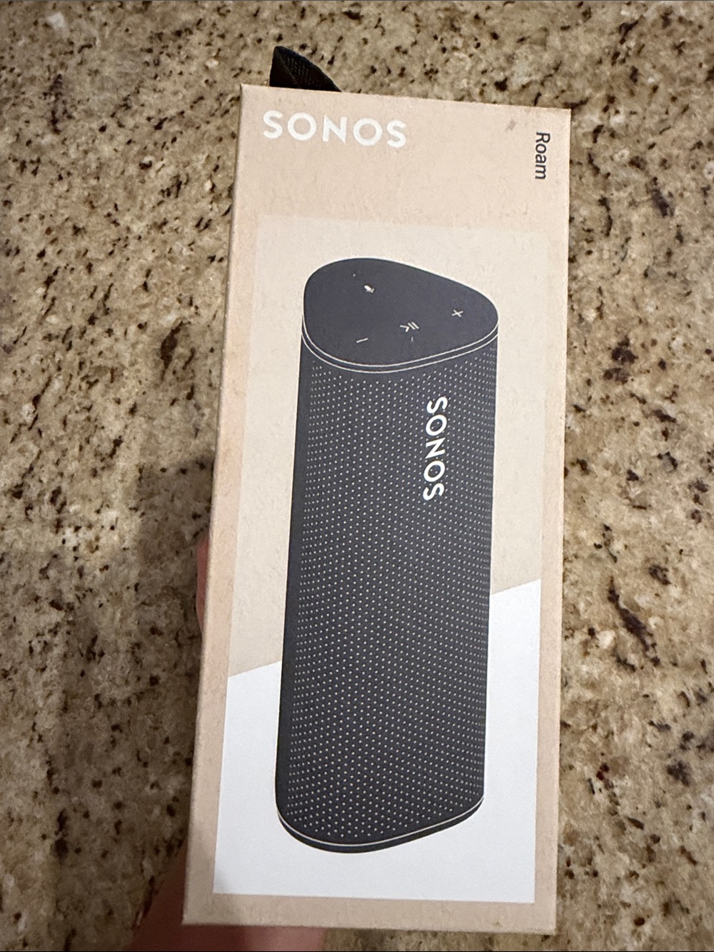 Sonos Roam Portable Smart Speaker (Black) - Open Box with Original Cable